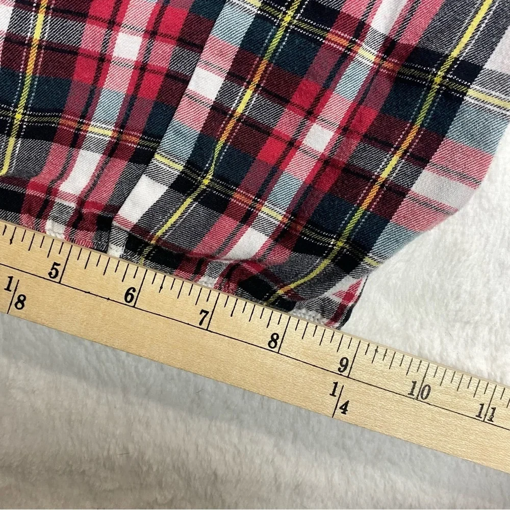 Victoria's Secret Women's Pajama‎ Pants Size Large Plaid Drawstring Sweats